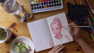 Sketchbook Timelapse - Draw with me!