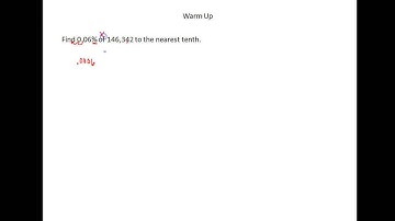 Business Math A Workbook 22 warm up