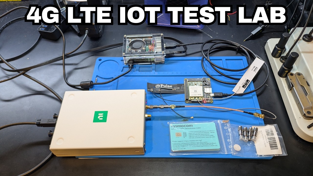 4G LTE IoT Test Lab - Basic Setup - YouTube