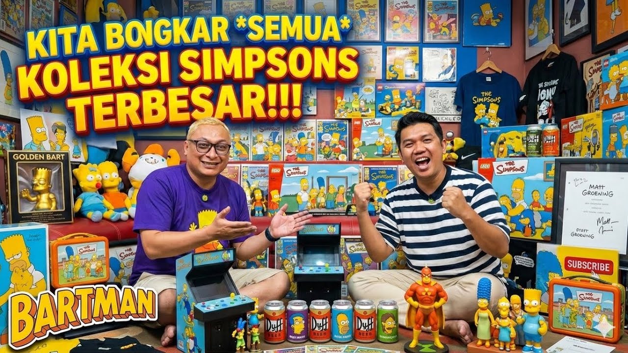 NOSTALGIA BAHAS KOLEKSI MAINAN “THE SIMPSON” TERLENGKAP BARENG FADLY JACKSON (Episode 3)
