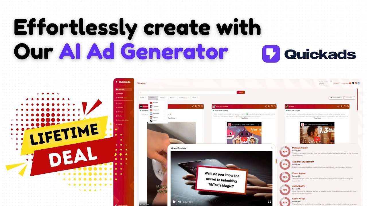The Best AI Ad Generator in 2026 Meet Quickads Lifetime Deal