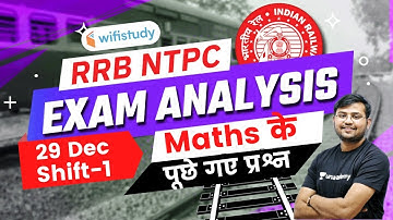 RRB NTPC Exam Analysis (29 Dec 2020, Shift-1st) | Maths Asked Questions by Sahil Sir