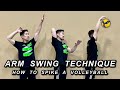 Spiking arm swing technique part 1 of 2  volleyball tutorial