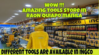 INGCO TOOLS most affordable hardware in Quiapo manila