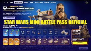 FORTNITE X STAR WARS LEGO BATTLE PASS, HOW TO UNLOCK CHEWBACCA, STAR WARS ROCKET RACING, NEW MYTHICS