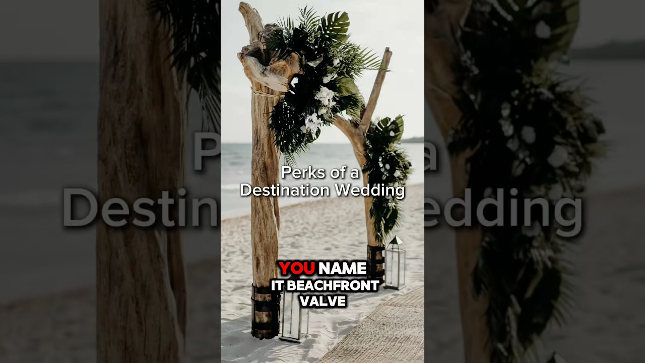 Perks of a Destination Wedding at an All-Inclusive Resort - Beachfront Wedding with Family & Friends