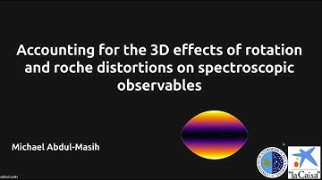 The three-dimensional effects of rotation and Roche distortions on spectroscopic observables