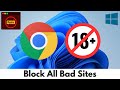 How To Block All Adult Websites on Google Chrome (Laptop/PC)
