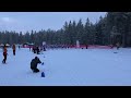 Start of West Yellowstone SuperTour men's 15 k classic mass start