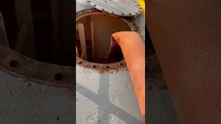 Tank cleaning #jackup #engineering #seafarer