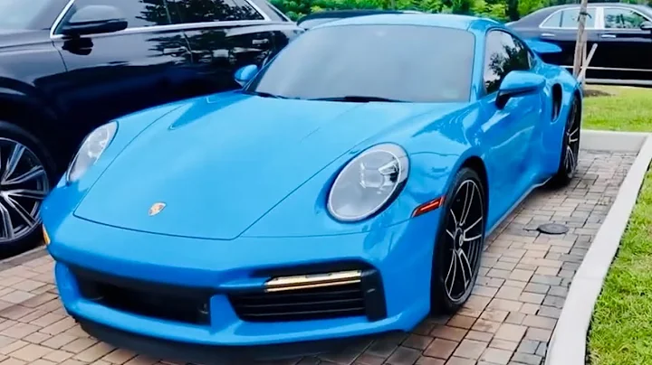2022 Porsche 911 Turbo S | Shark Blue | PCCB, Axle Lift, Sport Exhaust | Exclusive Auto Group