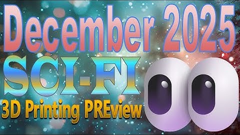 Get Ready: DECEMBER 2025 SCIFI/GRIMDARK STL PREVIEW for Patreon & Tribes