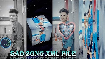 🔥SAWAN AYAA HAI | NEW TRENDING SAD SONG XML FILE | ALIGH MOTION VIDEO | BY DEVIL BOY EDITOR🔖
