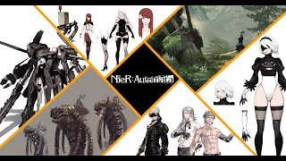 Nier Automata: Arte Conceptual y Diseño de Personajes