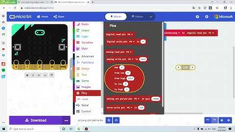 Hướng dẫn sử dụng cảm biến từ Hall với Microbit(phần lập trình)