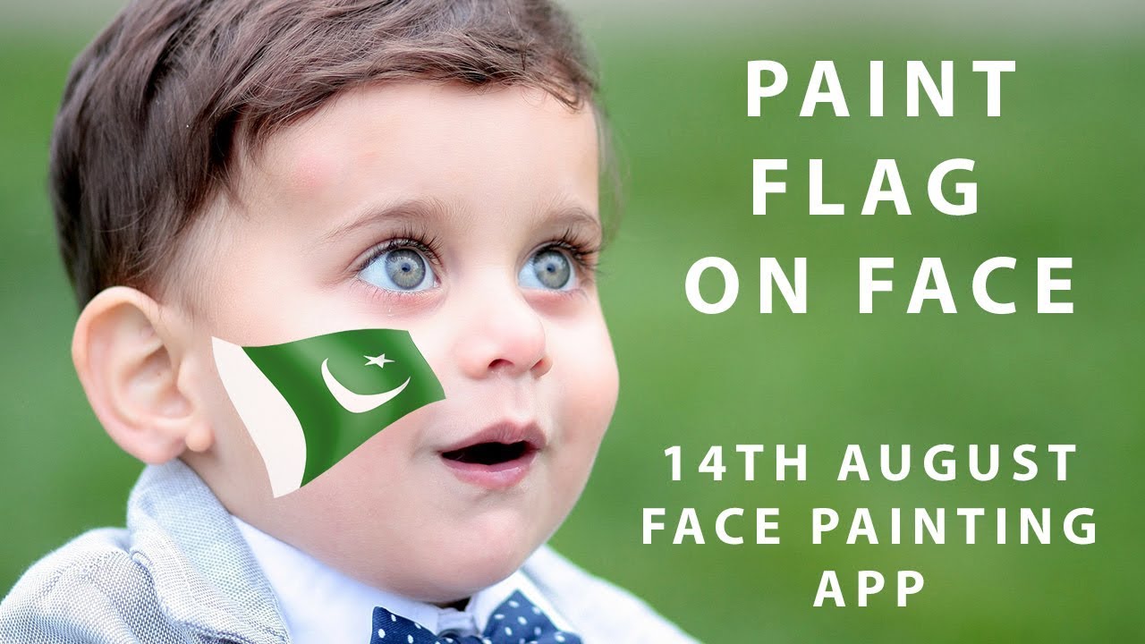 How to Paint Flag On Face or any part of Body - Flag Face Android app