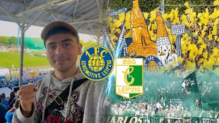 LEIPZIGER STADTDERBY🔥🧨| 1.FC LOKOMOTIVE LEIPZIG vs BSG CHEMIE LEIPZIG | Stadionvlog