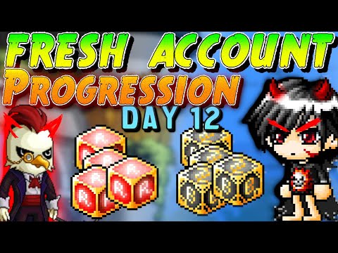 Finessing Dark + DMT and Von Bon Struggles - Maplestory Fresh Account Progression