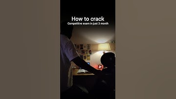 How to Crack competitive exams in 3 months?🤯📚#shorts #studymotivation #study #studytips #neet #viral