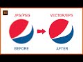 How to Convert JPG image to a vector in Illustrator 2021
