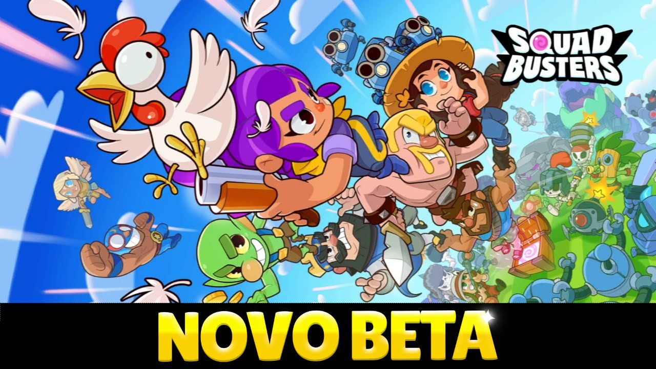 Joguei SQUAD BUSTERS o novo jogo da Supercell 