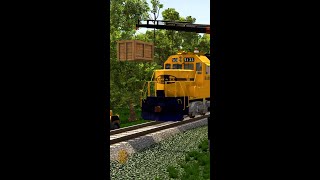 How To Stop A Train | Beamng-Fun #Shorts