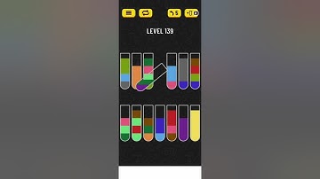 2022! Water Sort Level 139 Walkthrough Solution Android/iOS