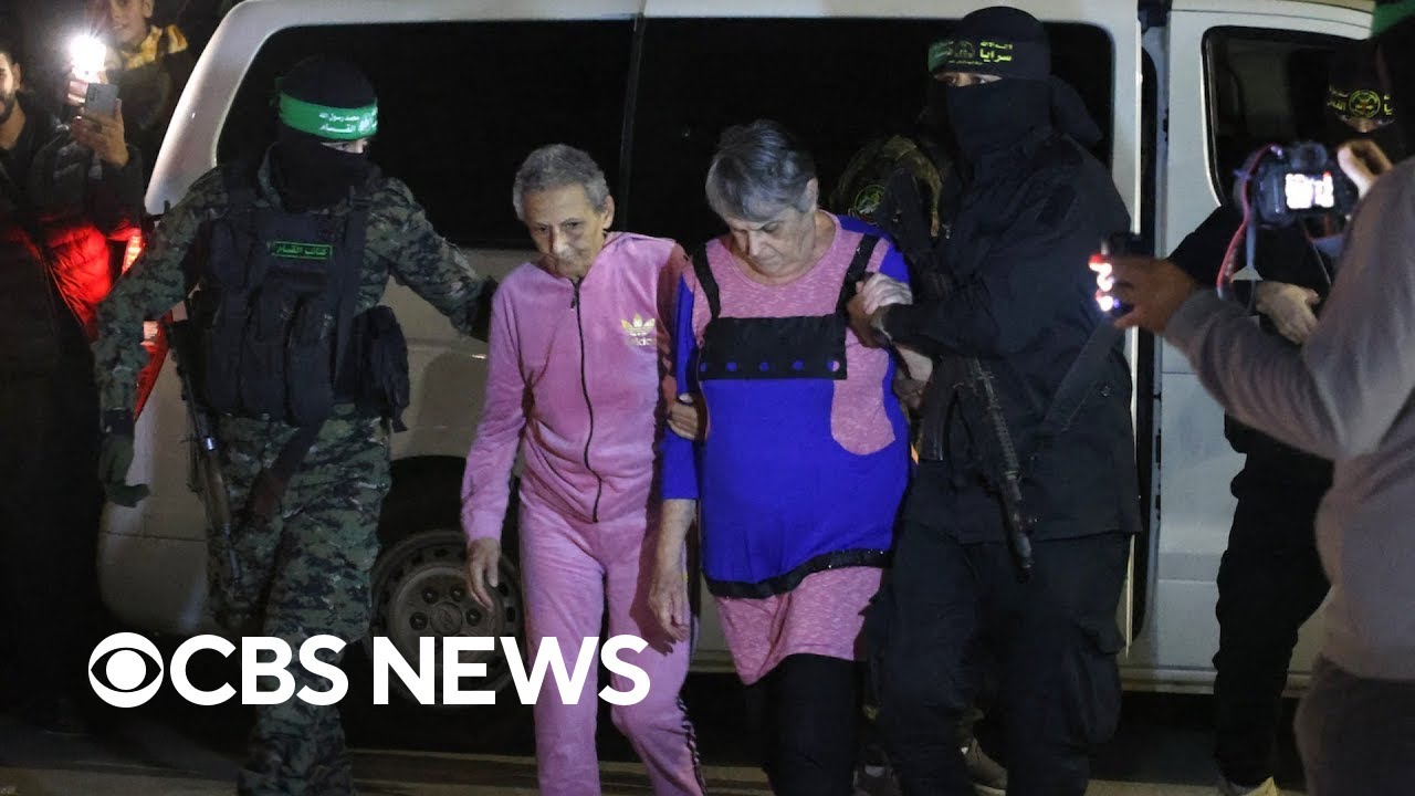 ⁣First hostages freed after extension of Israel-Hamas pause, IDF confirms