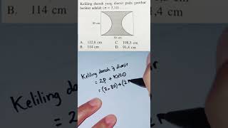 SOAL DAN PEMBAHASAN KELILING LINGKARAN #matematika #belajar #smp #lingkaran #sekolah #soal