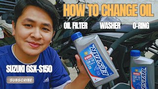 How to change oil Suzuki GSX 150 | DIY Guide