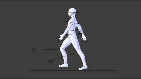 Tutorial Preview: Create an Animation Walk Cycle in Blender using Rigify