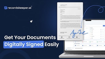 How to Share Documents for Digital Signing on RecordsKeeper.AI