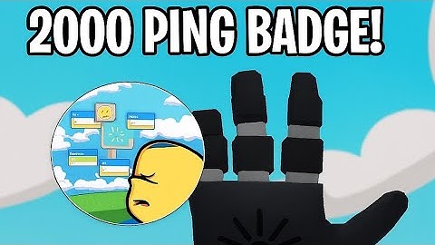 How to get the lag glove + 2000 ping badge in Slap battles👏! | Slap Battles 👏