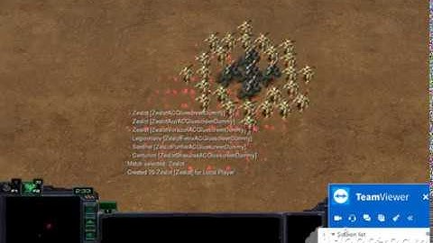 Neural Network Controlled 5 Hellions and 25 Zealots Vs StarCraft AI 5 Hellions and 25 Zealots