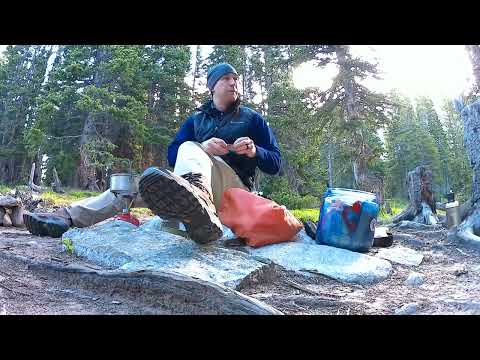 Making breakfast, campsite at Horn Fork Basin, North Cottonwood Trail, CO - time lapse
