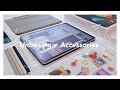 2021 iPad Pro 12.9" Unboxing + Apple Pencil | Accessories, decor, and setup