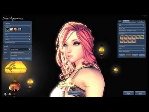 pinkachu plays blade and soul tech alpha yun character creation
