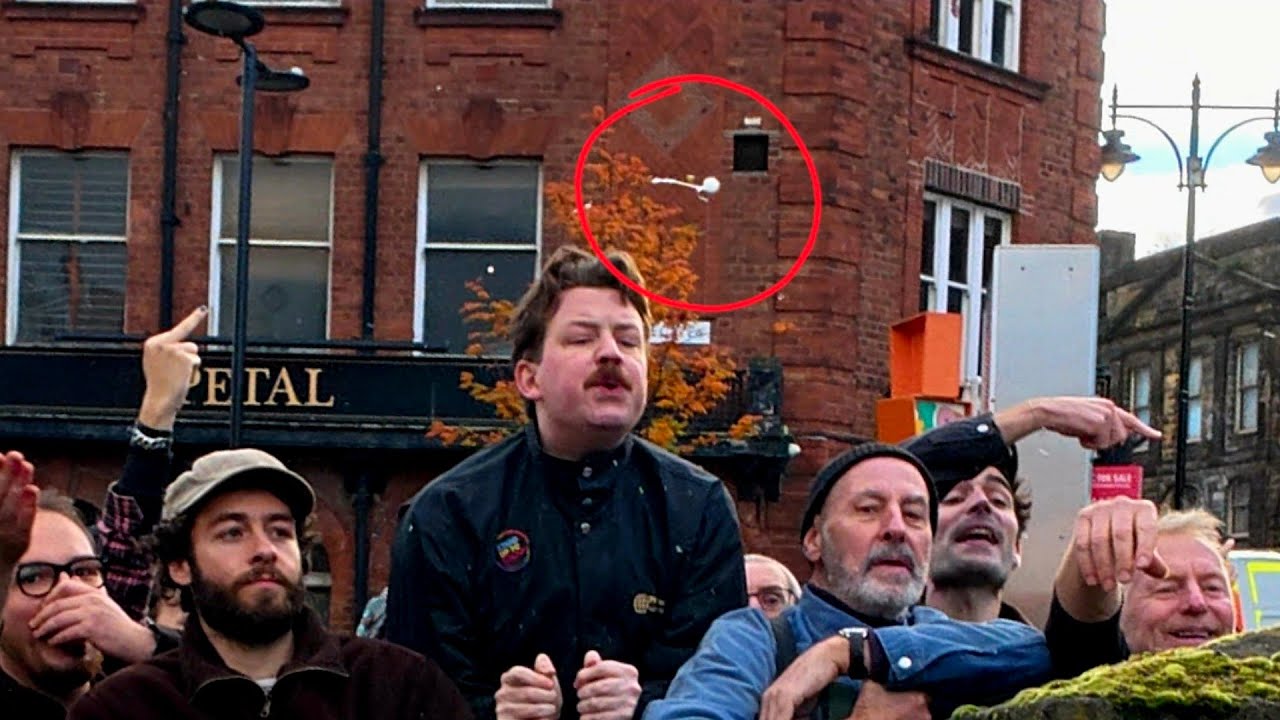 Chubby Antifa Beta Spits on Photographers, Make Him Famous