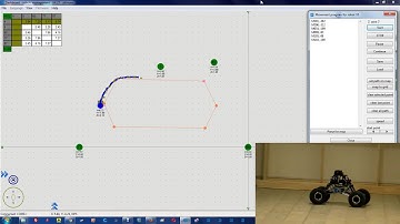 Crawler moving fully autonomously based on Marvelmind Indoor Navigation System
