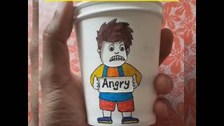 How To Use Waste Disposal Tea Glass To Teach Emotions To Cwsn Teaching Aid From Paper Cup