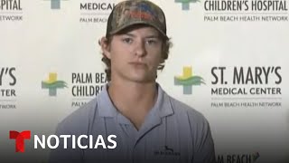 Médicos informan sobre la salud de un hombre mordido por un tiburón en las Bahamas