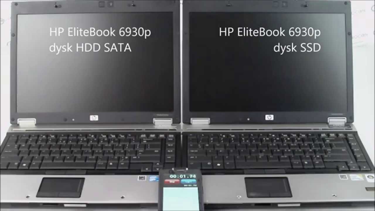 HP 6930p HDD vs SSD - YouTube