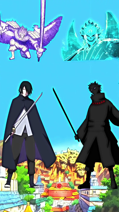 Sasuke with Indra Susanoo VS Susanoo Uchiha And VS Tailed Beasts|Who is strongest @dar1n_tt