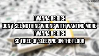 Kirko Bangz - Rich ft. August Alsina (LYRICS ON SCREEN)