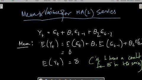 Mean & Variance for MA(2)
