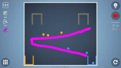 Check out how I solved level 121 in Brain It On! #BrainItOn