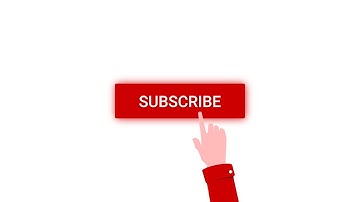 Subscribe Button White Background with Sounds | Free with attribution | Transparent Background