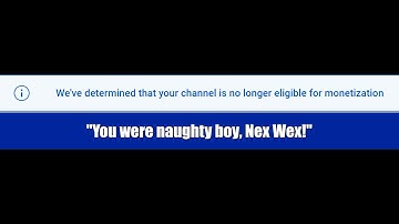 YouTube decided that this channel is NOT cool