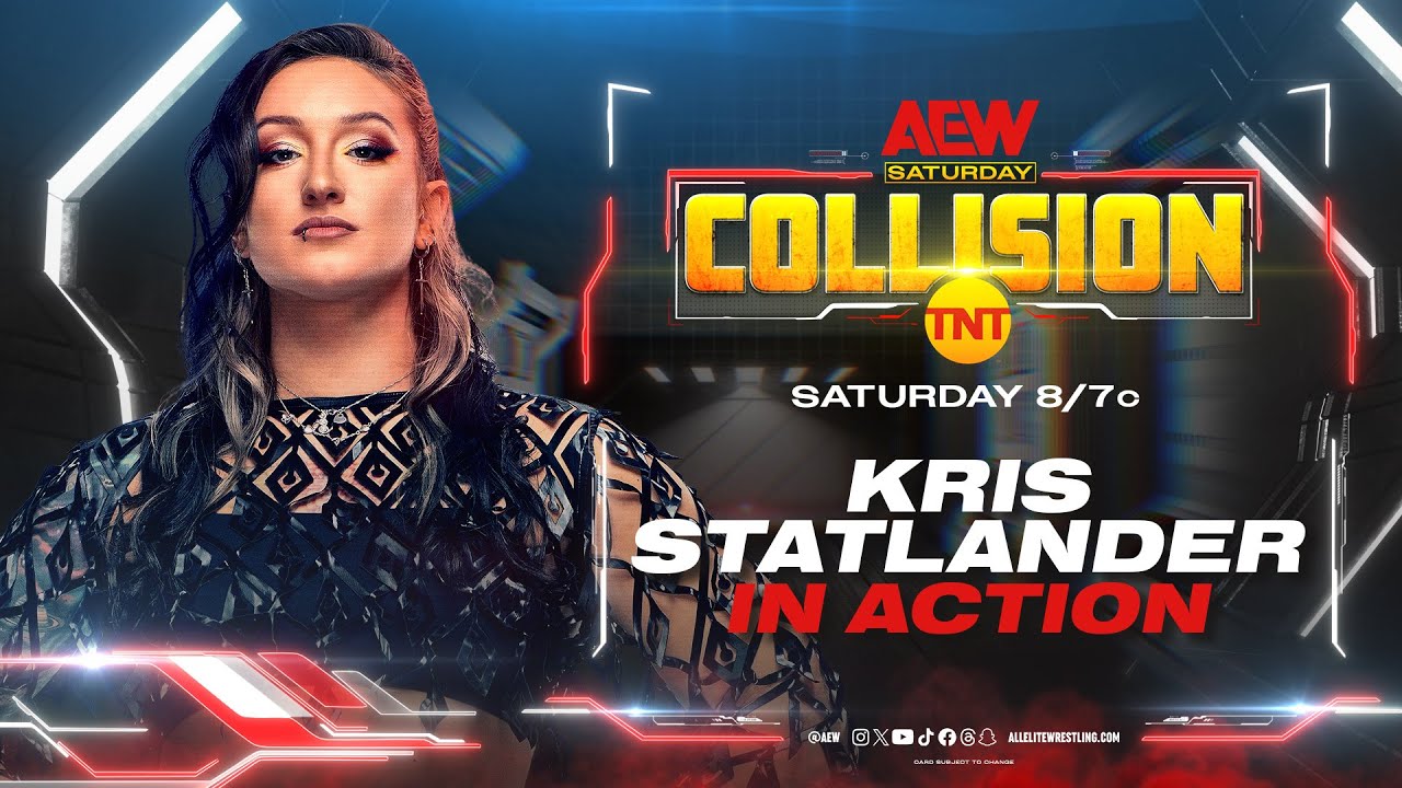 Merle Collison WWE 2K24 Kris Statlander In Action | AEW Collison 10/5/24 - YouTube