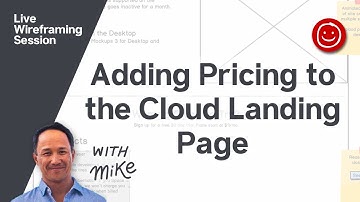 Adding Pricing to the Cloud Landing Page - Wireframing with Balsamiq